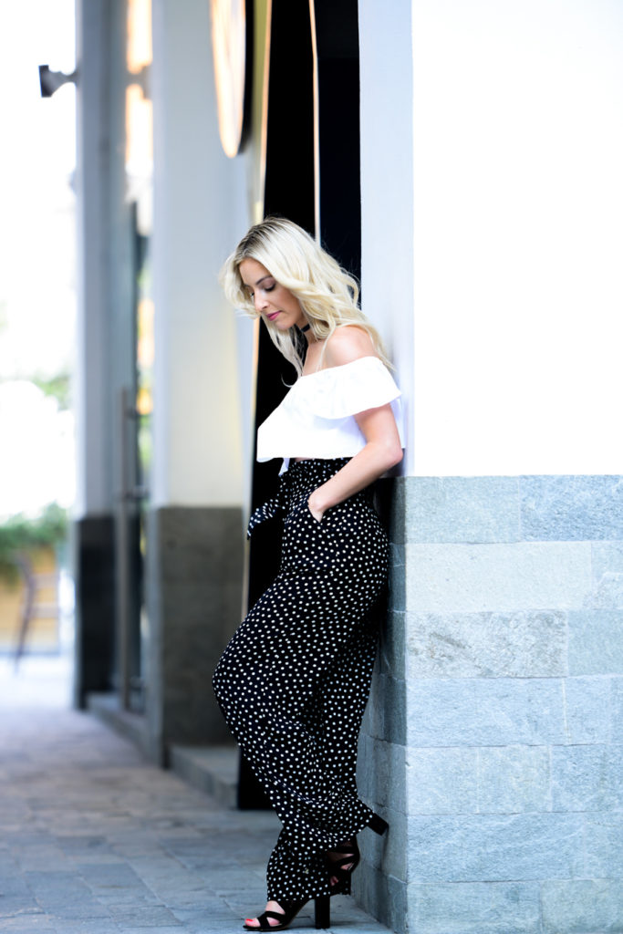 against-wall-polka-dot-pants