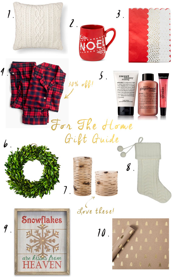 Gift Guide: For The Home