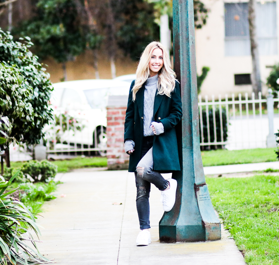 2 ways to wear an oversized sweater