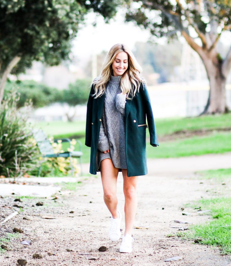 2 ways to wear an oversized sweater