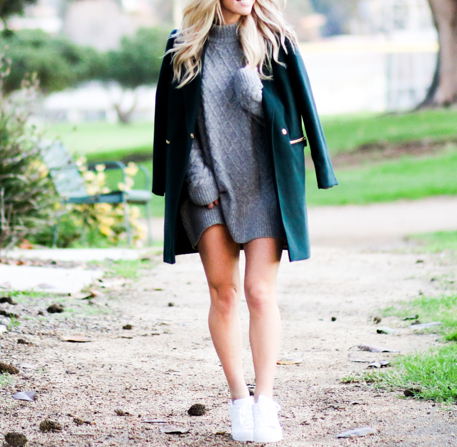 2 ways to wear an oversized sweater